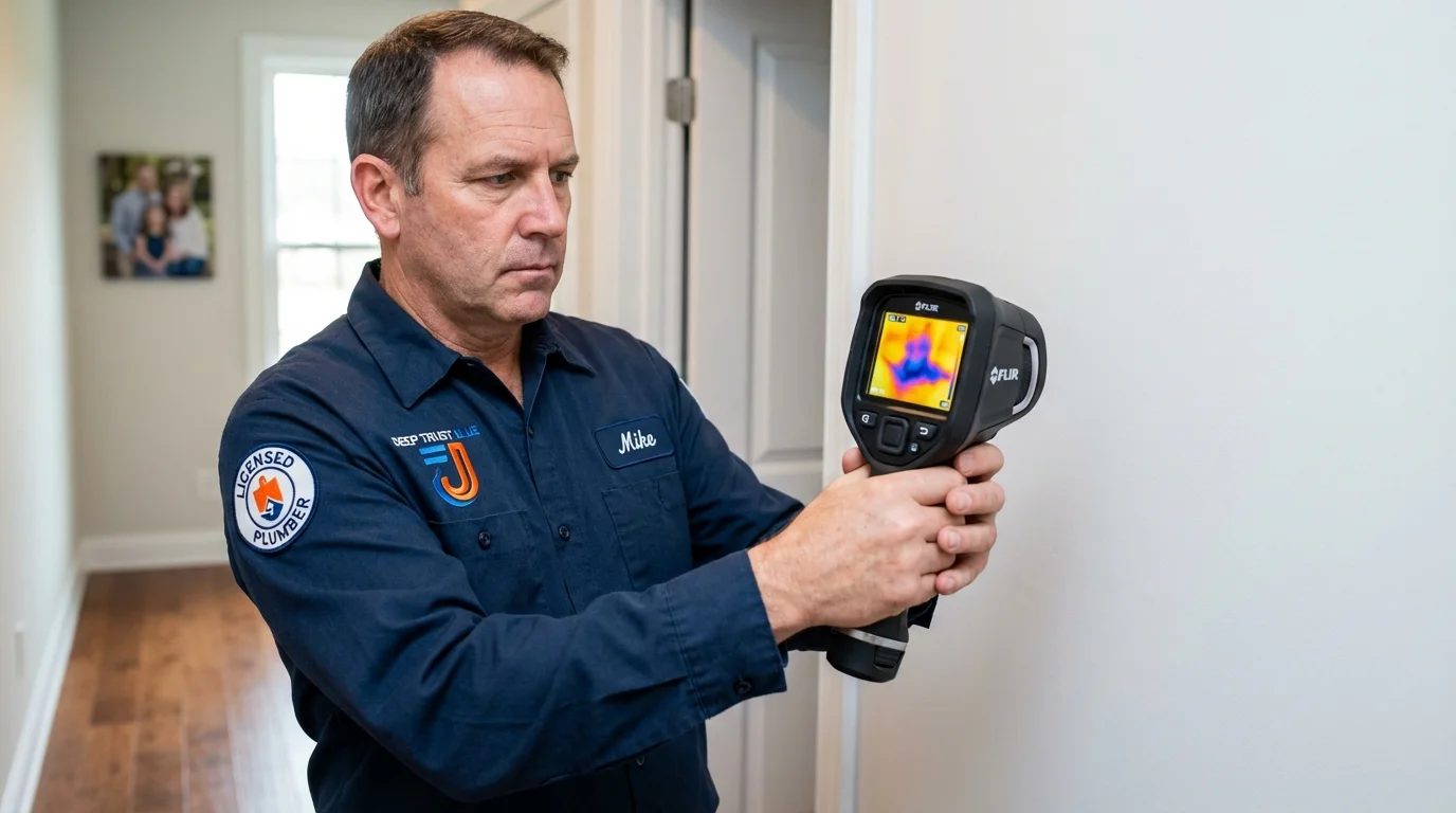 Thermal imaging leak detection by Johns Plumbing LLC in Bennett